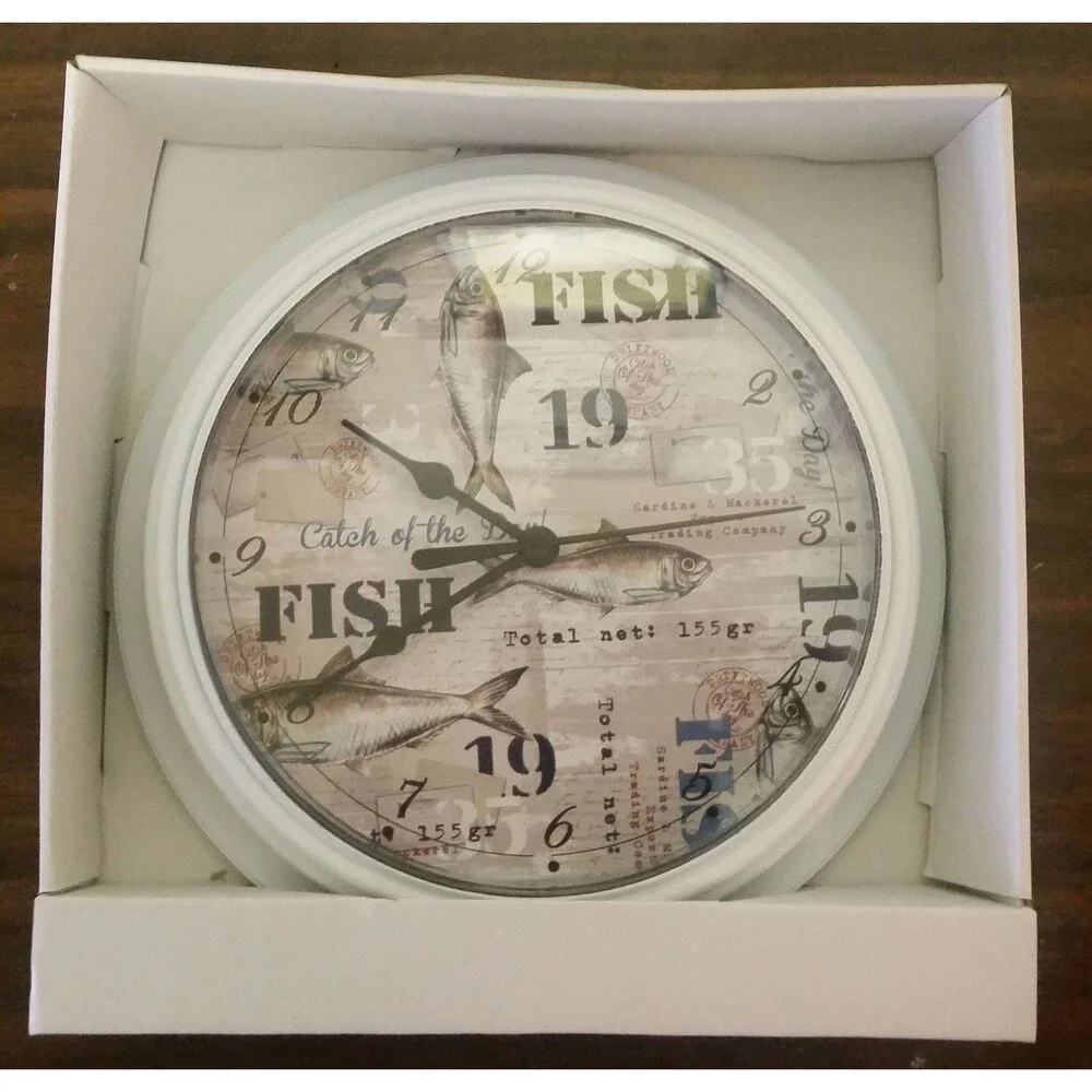 Plastic Decorative Wall Clock (approx. 9